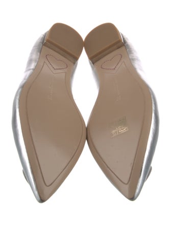 Sophia Webster Leather Embroidered Accent Ballet Flats