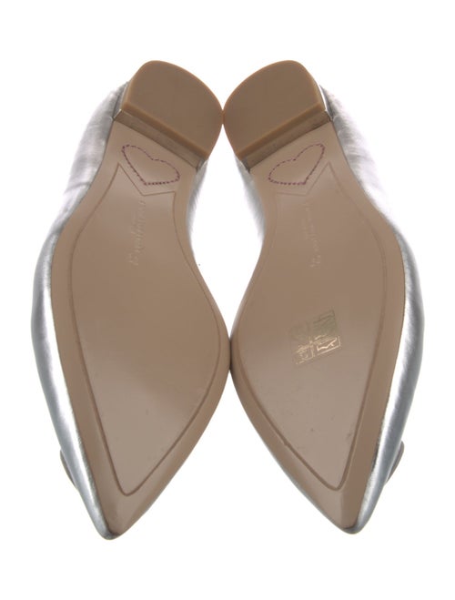 Sophia Webster Leather Embroidered Accent Ballet Flats