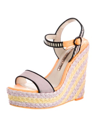 Sophia Webster Suede Printed Espadrilles