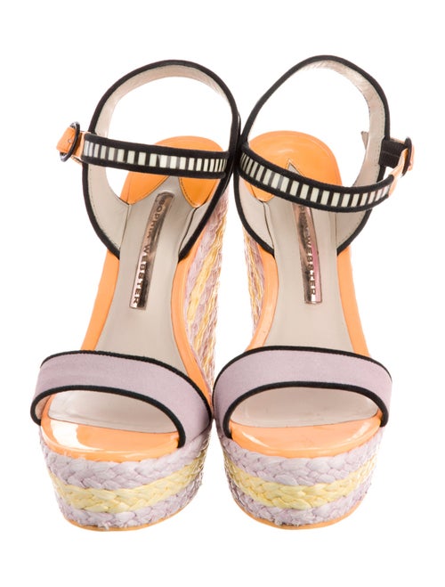 Sophia Webster Suede Printed Espadrilles