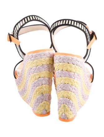 Sophia Webster Suede Printed Espadrilles