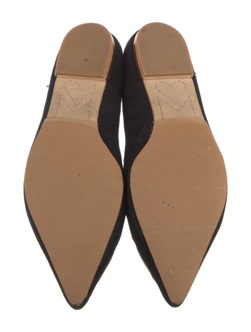 Sophia Webster Suede Embroidered Accent Loafers
