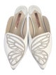 Sophia Webster Leather Embroidered Accent Mules