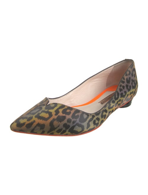 Sophia Webster PVC Animal Print Ballet Flats