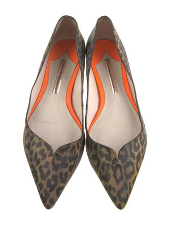 Sophia Webster PVC Animal Print Ballet Flats