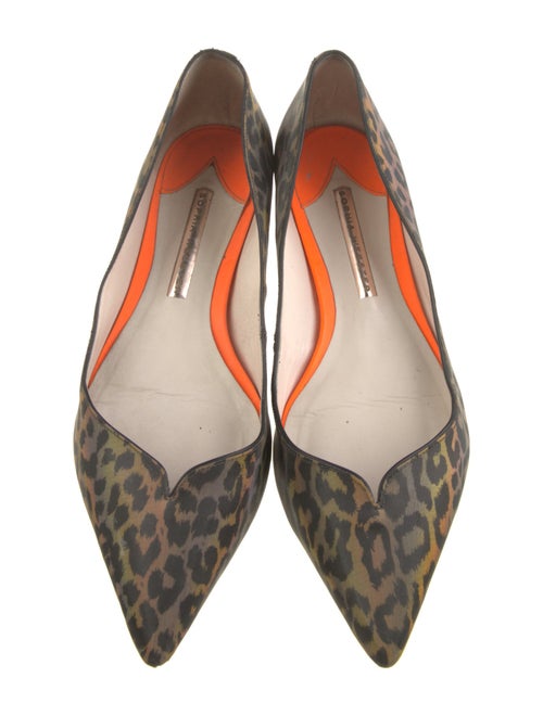 Sophia Webster PVC Animal Print Ballet Flats