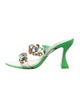 Sophia Webster PVC Crystal Embellishments Slides