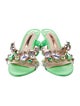 Sophia Webster PVC Crystal Embellishments Slides