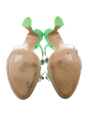 Sophia Webster PVC Crystal Embellishments Slides