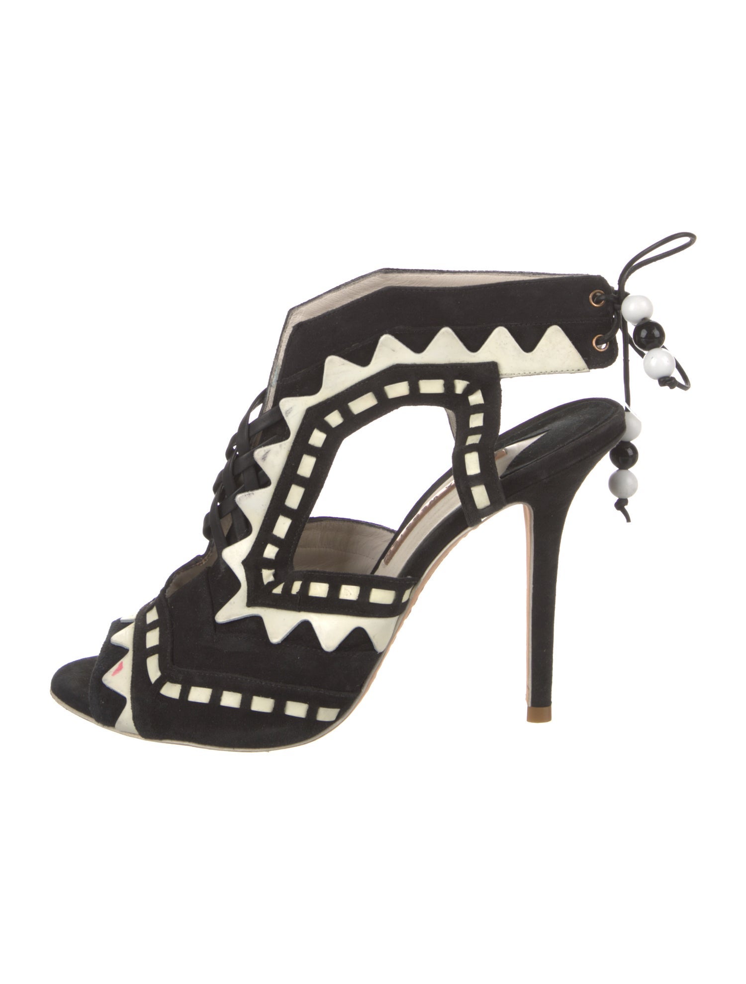 Sophia Webster Suede Printed Sandals
