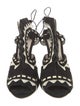 Sophia Webster Suede Printed Sandals