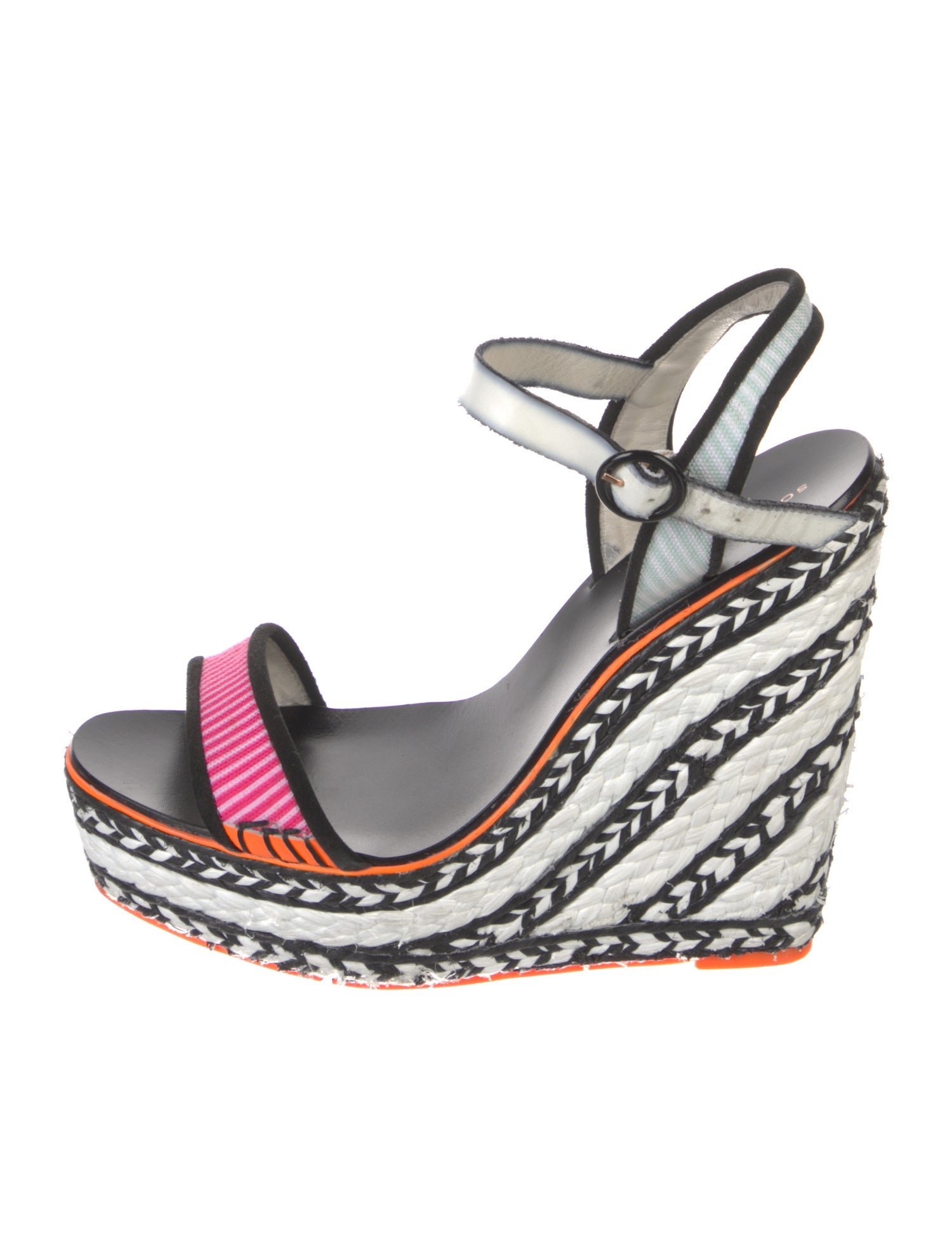 Sophia Webster Canvas Patterned Espadrilles