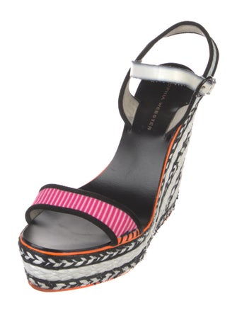 Sophia Webster Canvas Patterned Espadrilles