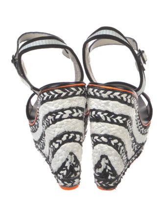 Sophia Webster Canvas Patterned Espadrilles