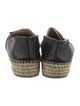 Sophia Webster Leather Whipstitch Trim Espadrilles
