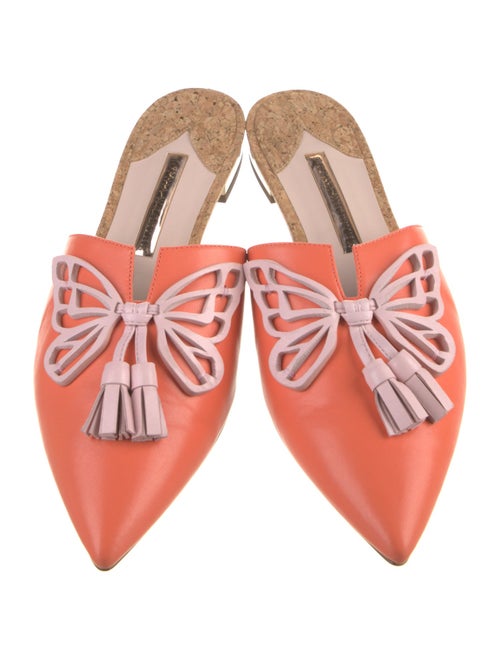 Sophia Webster Leather Tassel Accents Mules