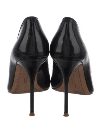 Sophia Webster Patent Leather Embroidered Accent Pumps