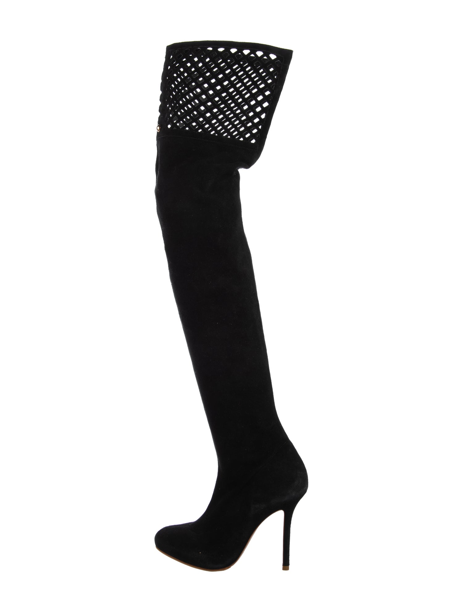 Sophia Webster Suede Lasercut Accents Boots