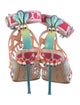 Sophia Webster Leather Printed Sandals