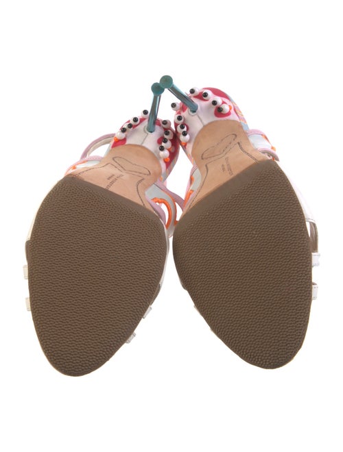 Sophia Webster Leather Printed Sandals