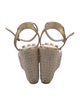 Sophia Webster Leather Crystal Embellishments Espadrilles