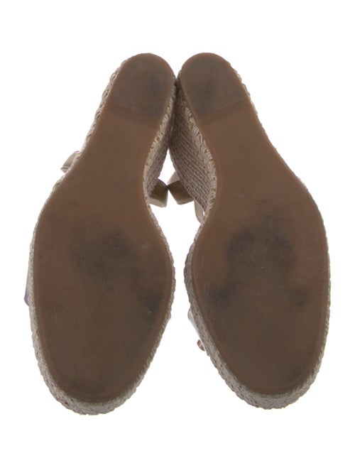 Sophia Webster Leather Crystal Embellishments Espadrilles