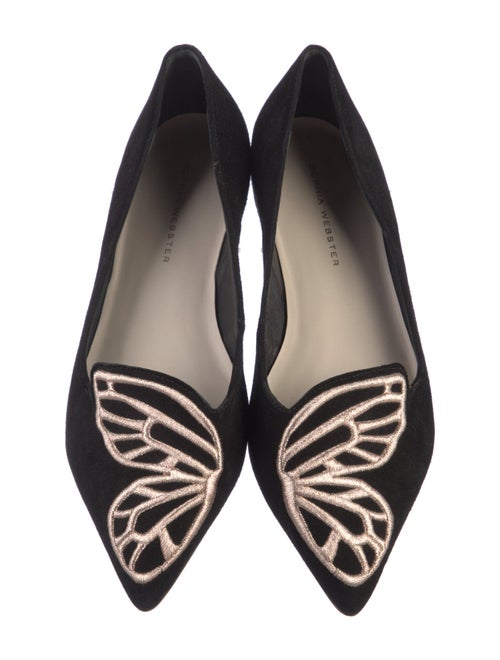 Sophia Webster Suede Printed Flats
