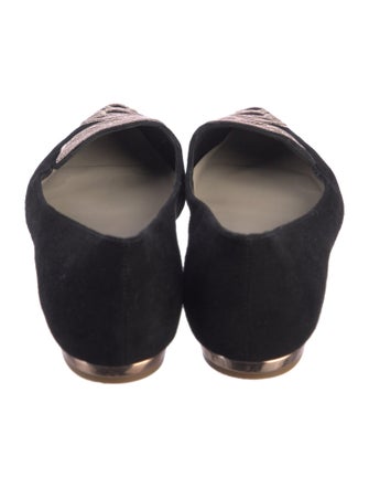 Sophia Webster Suede Printed Flats