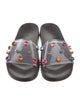 Sophia Webster Rubber Crystal Embellishments Slides