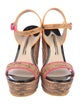 Sophia Webster Leather Printed Espadrilles