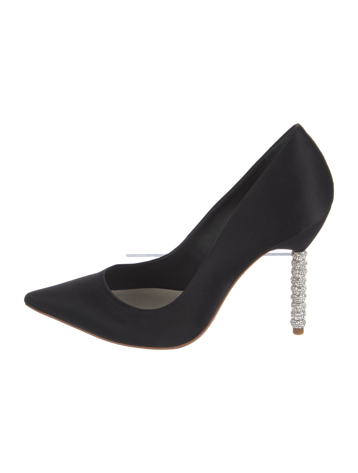 Sophia Webster Satin Crystal Embellishments Pumps