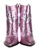 Sophia Webster Leather Colorblock Pattern Boots