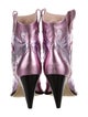 Sophia Webster Leather Colorblock Pattern Boots