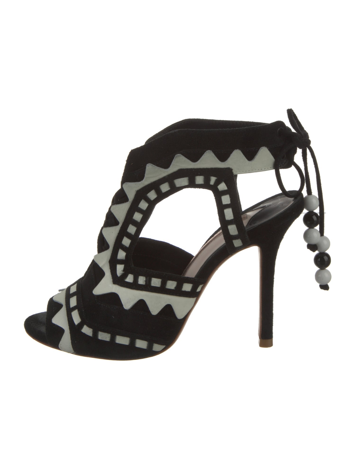 Sophia Webster Suede Printed Sandals
