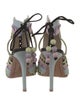Sophia Webster Leather Colorblock Pattern Sandals