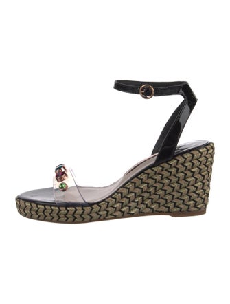 Sophia Webster Leather Patterned Espadrilles