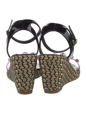 Sophia Webster Leather Patterned Espadrilles