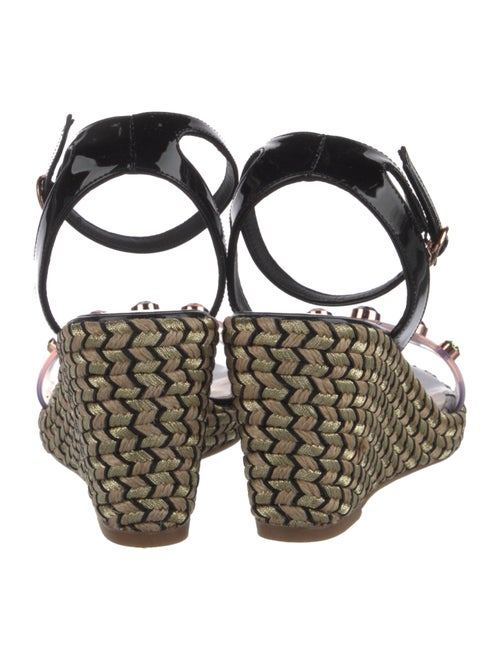 Sophia Webster Leather Patterned Espadrilles