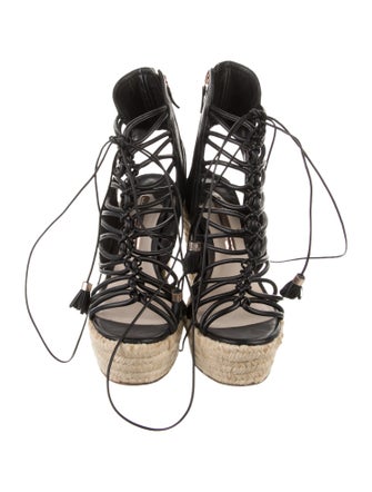 Sophia Webster Leather Espadrilles