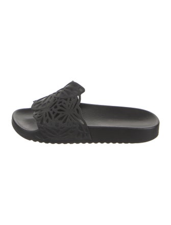 Sophia Webster Rubber Lasercut Accents Slides