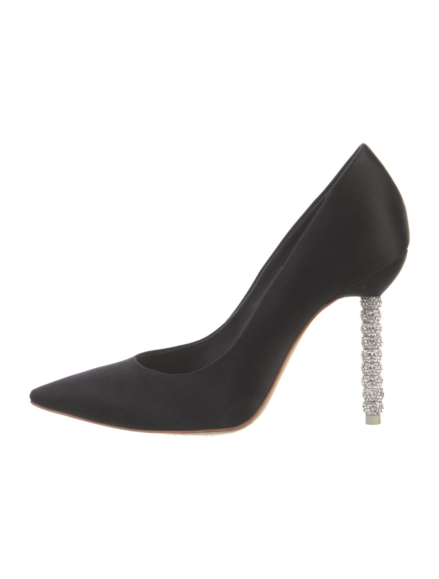 Sophia Webster Satin Crystal Embellishments Pumps