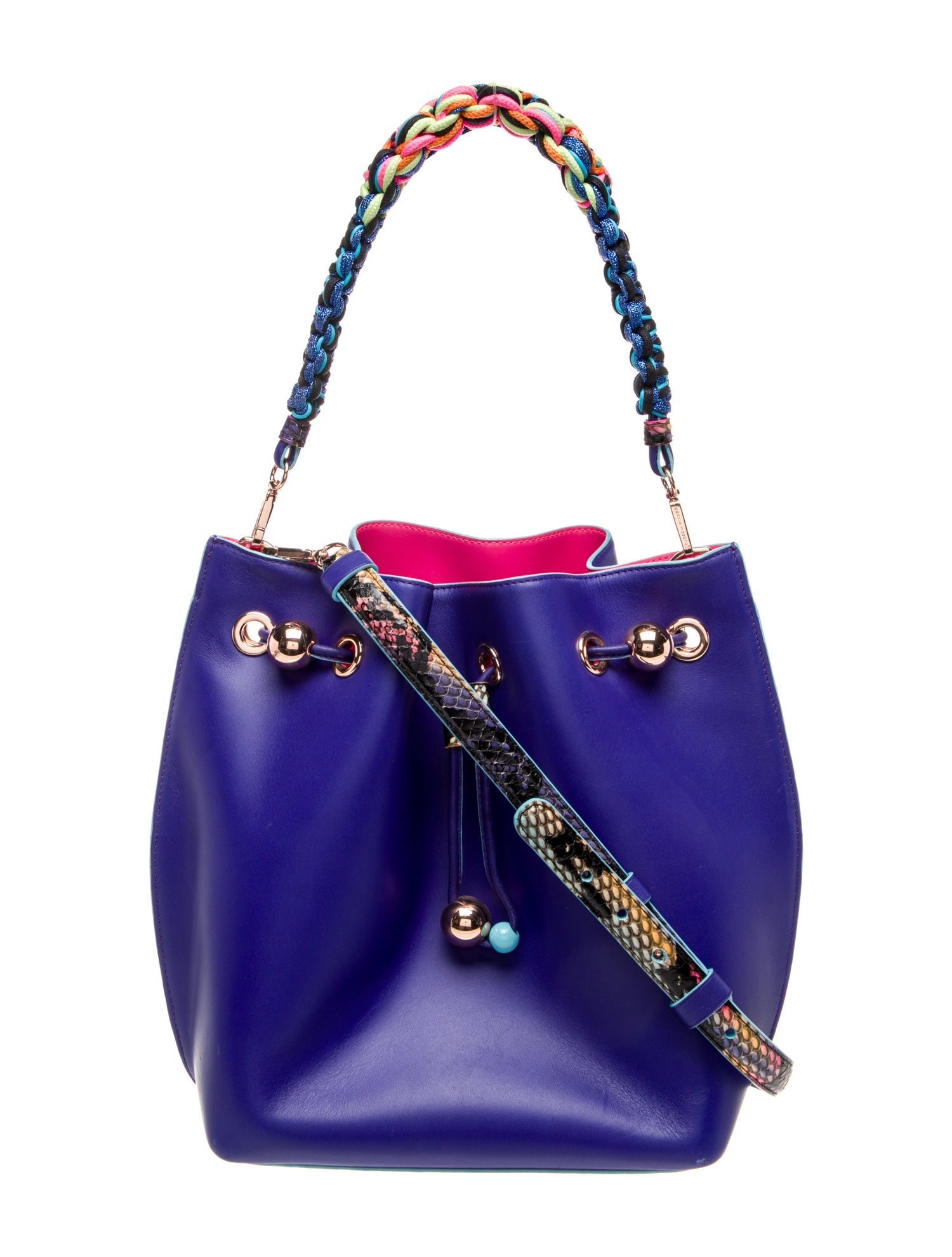 Sophia Webster Leather Bucket Bag