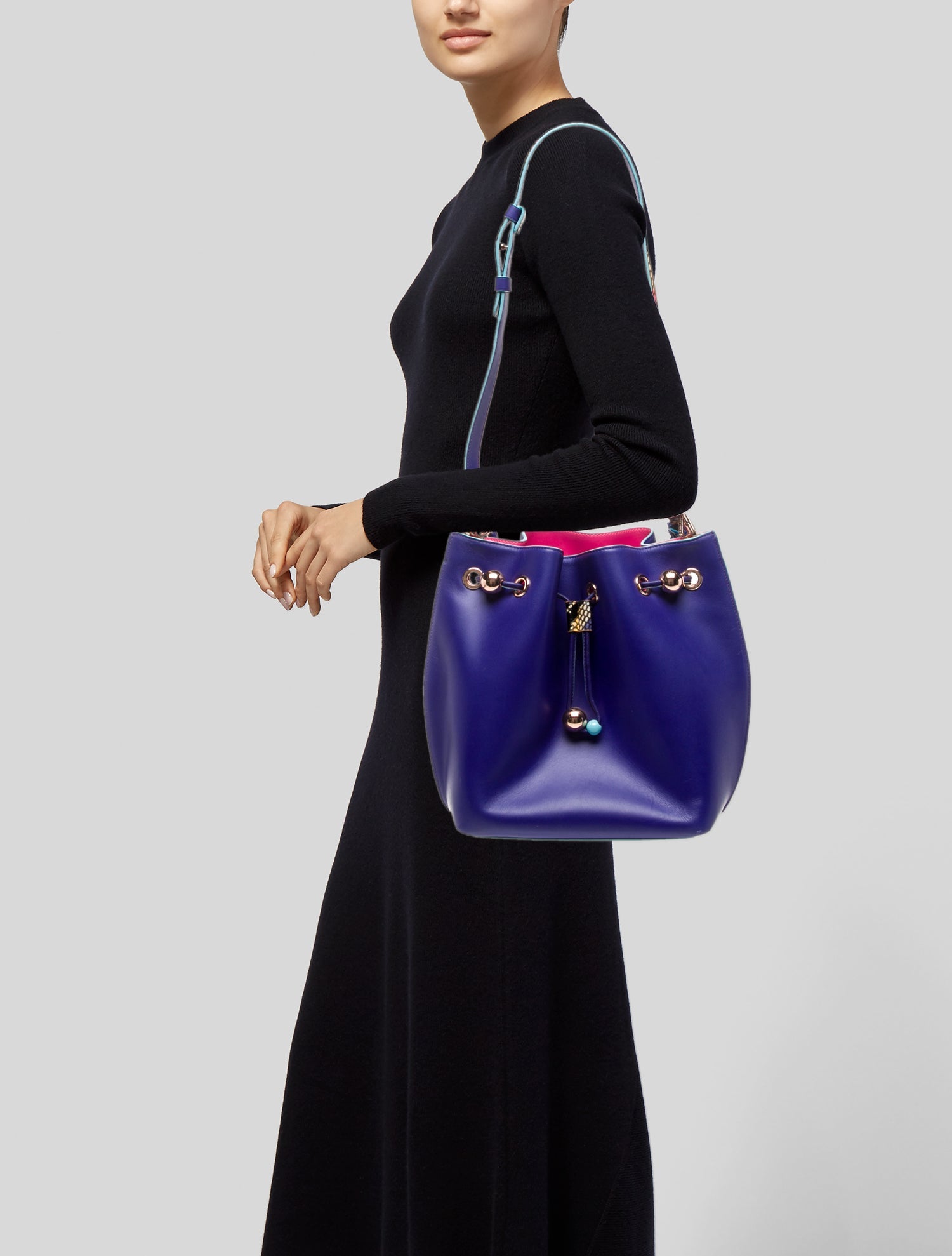 Sophia Webster Leather Bucket Bag