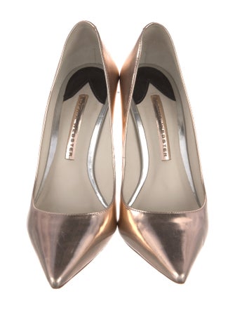 Sophia Webster Patent Leather Embroidered Accent Pumps