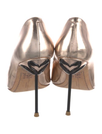 Sophia Webster Patent Leather Embroidered Accent Pumps