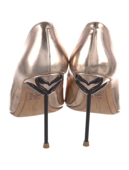 Sophia Webster Patent Leather Embroidered Accent Pumps