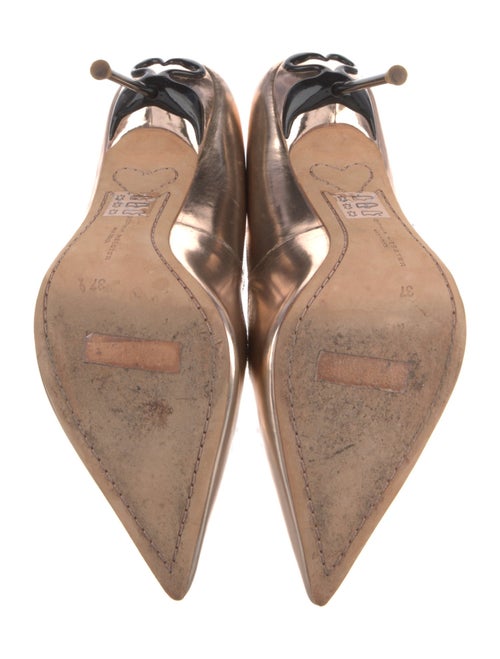 Sophia Webster Patent Leather Embroidered Accent Pumps