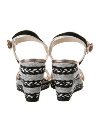 Sophia Webster Suede Striped Espadrilles