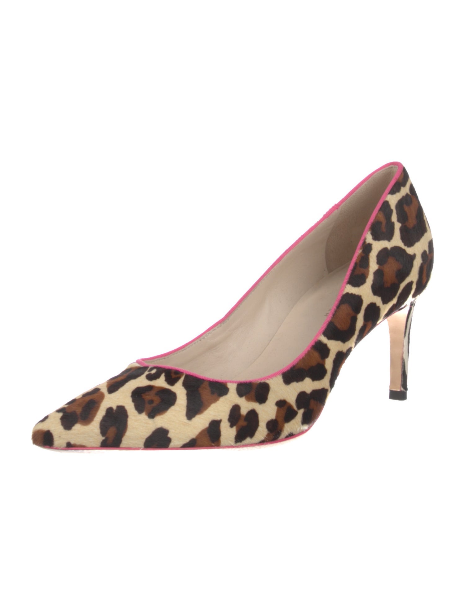 Sophia Webster Ponyhair Animal Print Pumps