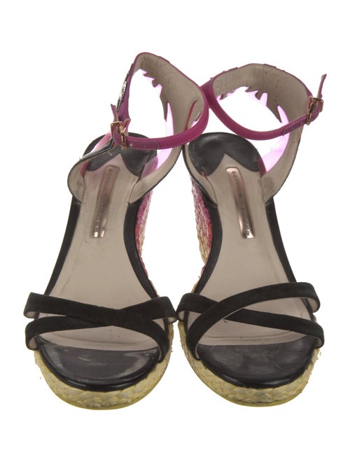 Sophia Webster Suede Tie-Dye Print Espadrilles